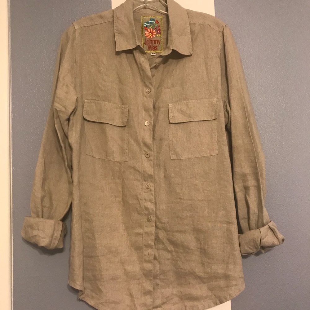 Johnny Was button-down